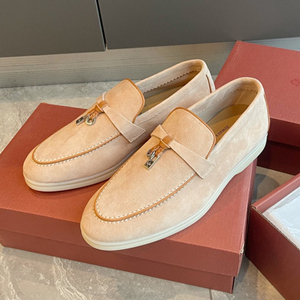 loro piana summer charms walk piping loafers shoes